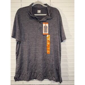 NWT 32 Degree Cool Gray  Mens Short Sleeve Polo Shirt - Size XXL